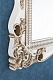 Водолей Мебель для ванной "Версаль 105" белая/золото, зеркало Кармен в раме – картинка-9